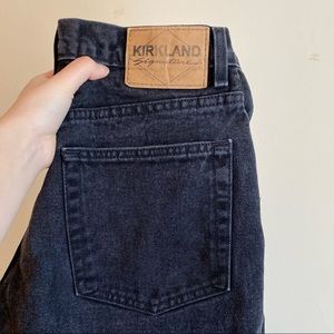 Vintage black straight jeans